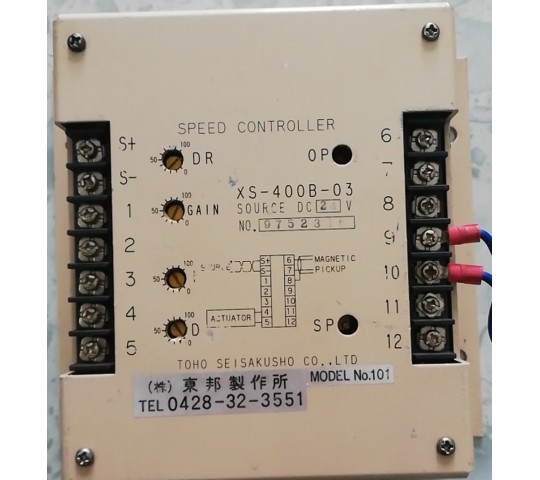 SPEED CONTROLLER XS-400B-03 ( TOHO SEIAKUSHO )