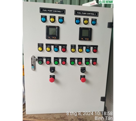 Tủ điều khiển bơm dầu loại 1 bơm